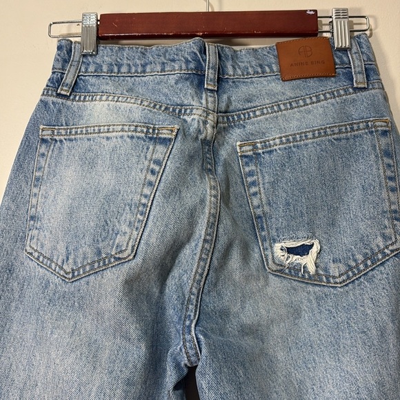 Anine Bing Olsen Jeans Destructed Lake Indigo Sz. 24 - Picture 10 of 15